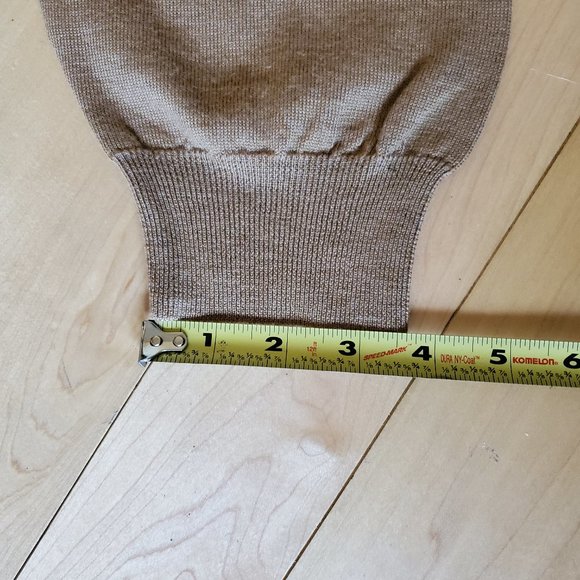 SAKS FIFTH AVENUE Men's Brown Long Sleeve Pullover Sweater XL Used - Picture 12 of 13